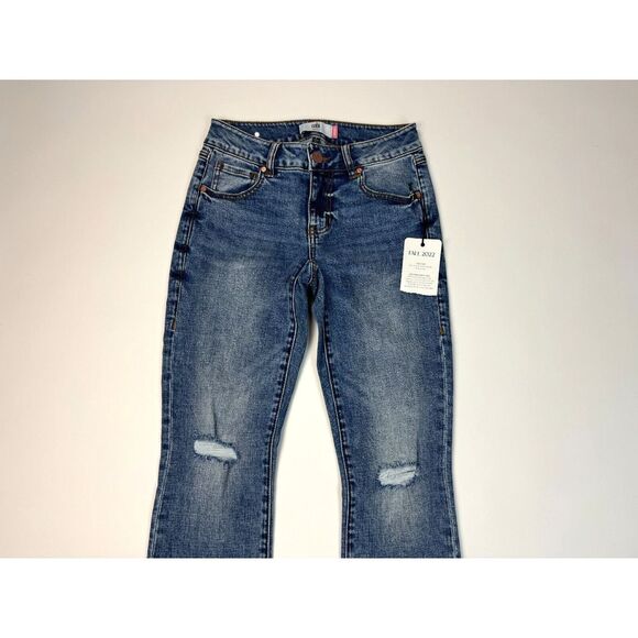 Cabi 4328 Skinny Jeans Women 2 NWT $142 Stretch‎ Cotton Pockets Distresed Blue - Picture 3 of 16